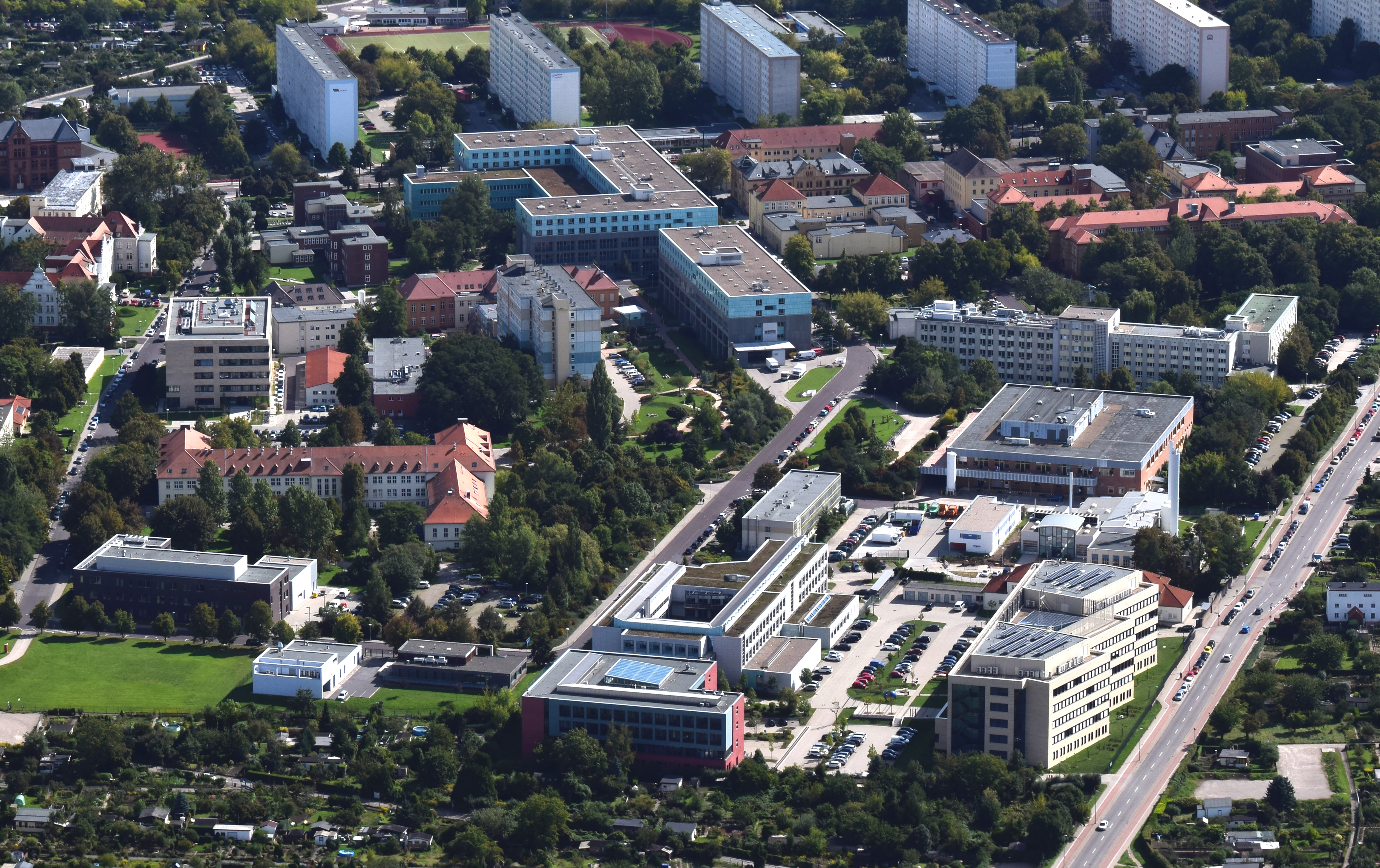 Medizinische Fakultät/Universitätsklinikum Magdeburg A. ö. R. - Auf dem Campus